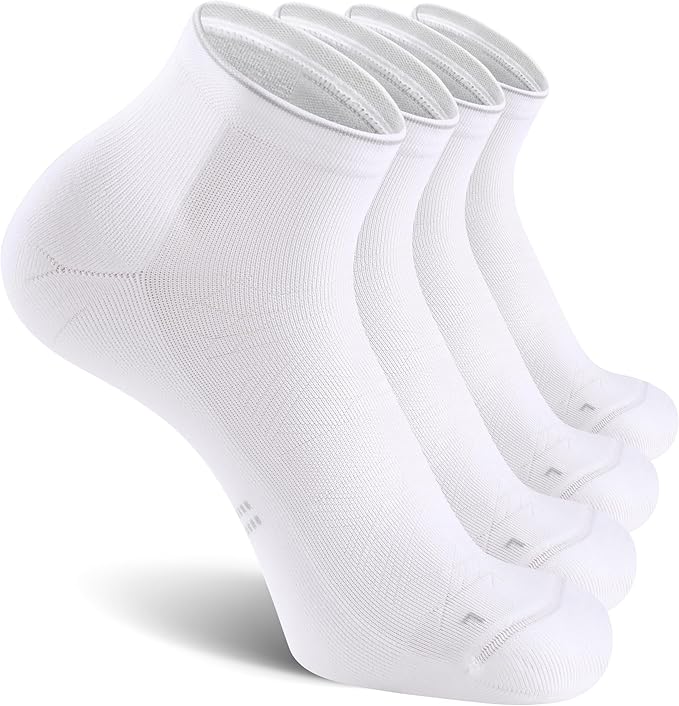 CS CELERSPORT 2/5 Pairs Ankle Compression Socks for Men and Women Running Athletic Socks