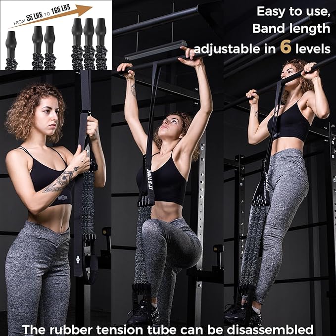 Innstar Pull Up Assistance Bands, 3 Heavy-Duty Adjustable Pull Up Bands Set, Pull Up Bands Assistance Bands for Enhanced Strength Training