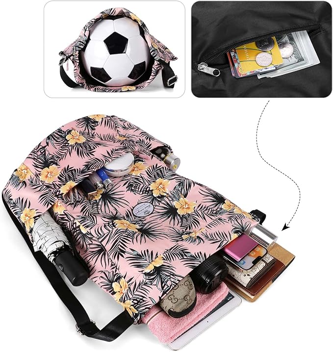 HUA ANGEL Drawstring Backpack Bag, Sport Gym Sackpack Lightweight Small Gym Bag for Men Women Pull String Sport Beach Bag