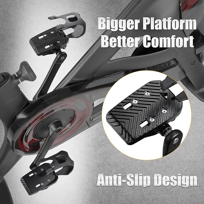 CyclingDeal Toe Cages - Compatible with Peloton Bike & Bike+ Pedals - Convert Peloton Pedals to Dual Function Pedals - Ride with Sneakers