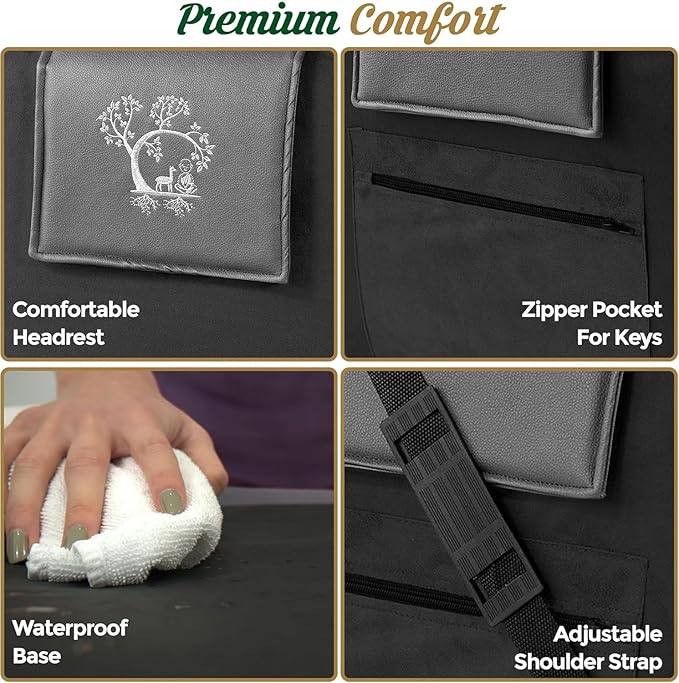 Japanese Meditation Floor Chair with Back Support for Adults - Premium Meditation Chair with Adjustable & Foldable Back for Seating, Yoga & Gaming — Folding Backjack Chairs with Backrest for Adults