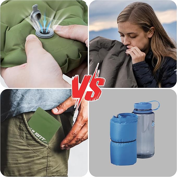 EULANT Lightweight Inflatable Seat Cushion Waterproof Air Cushion,Portable Travel Cushion Suitable for Camping Hiking Climbing Bleacher, Home and Office