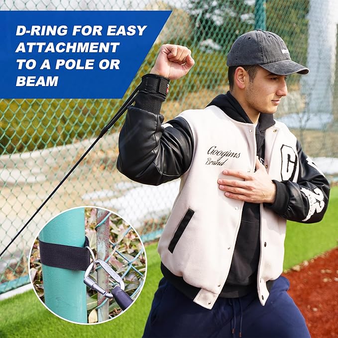 Resistance Bands for Pitchers, Baseball & Softball Training Equipment for Improving Arm Strength & Pitching Training, Baseball Pitching Bands for All Skill Levels