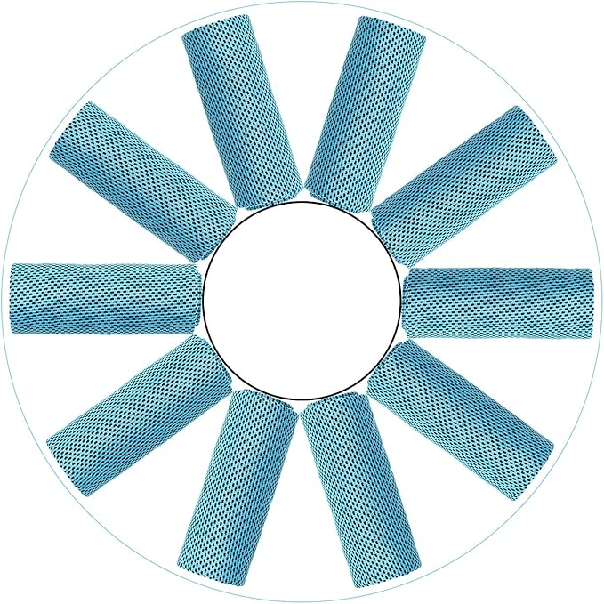 Biange Cooling Towels (40"x 12", Pack of 10) for Neck and Face, Cold Towel for Hot Weather, Sports, Workout, Fitness, Gym, Yoga, Golf, Pilates, Travel, Camping & More