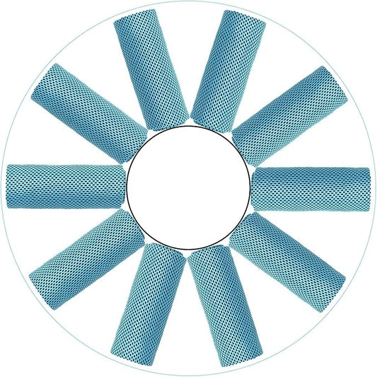 Biange Cooling Towels (40"x 12", Pack of 10) for Neck and Face, Cold Towel for Hot Weather, Sports, Workout, Fitness, Gym, Yoga, Golf, Pilates, Travel, Camping & More