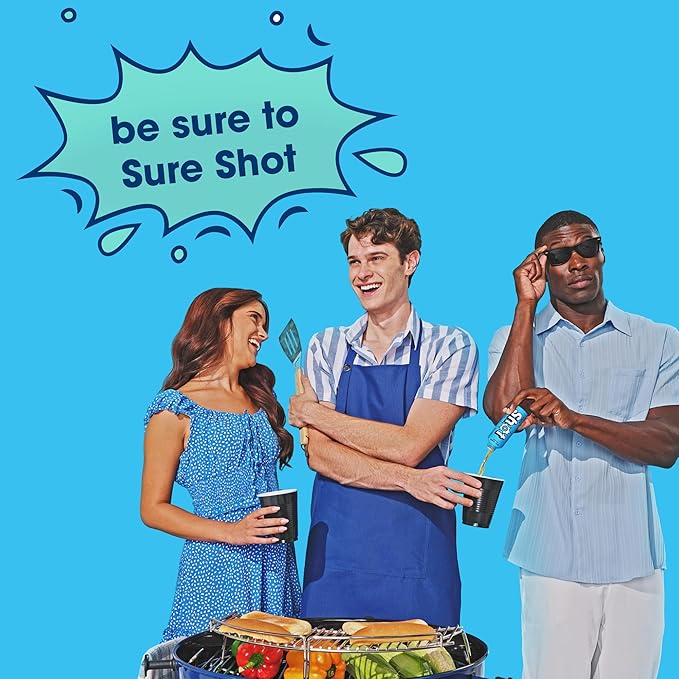 Sure Shot Recovery Drink, Citrus Splash (6 Pack) - Feel Better After Drinking, Wake Up Refreshed - Premium Hydration Beverage with Electrolytes & Vitamins for Liver & Gut Support, Energy & Focus, 4 Oz