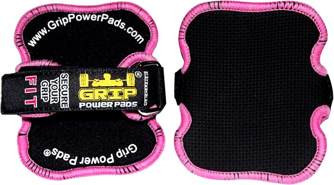 Grip Power Pads FIT Lifting Grips Women Workout Gloves the Alternative to Gym Gloves 1 Pair / 2 Pads