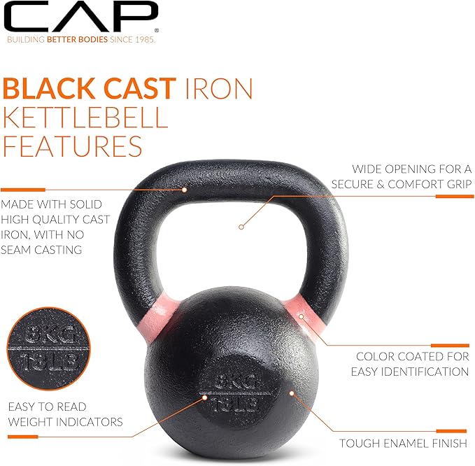 Cap Barbell Cast Iron Competition Kettlebell Weight