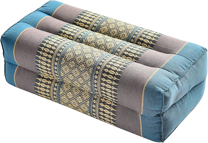 Yoga & Meditation Cushion - Organic Water-Resistant Kapok Filling, Meditation Cushion, Soft Yoga Prop