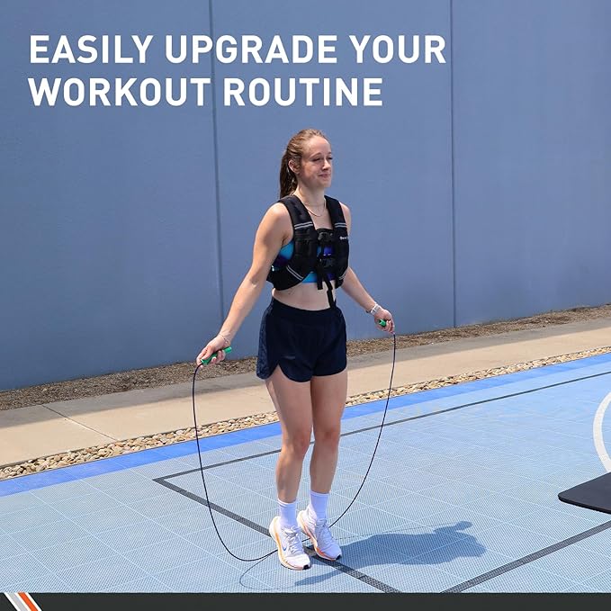 Body Sport Weighted Vest - Adjustable Fitness Vest for Strength Training, Running, Walking, and Endurance Workouts