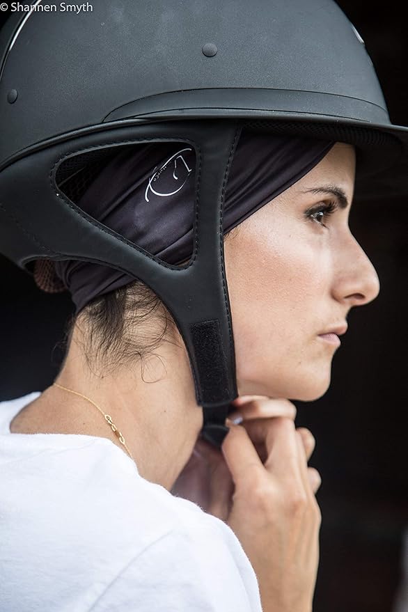 Equestrian Headbands Designed to Wick Moisture and Protect Hair Under Helmets, for Horseback Riding, Biking, and Securing Ear Buds