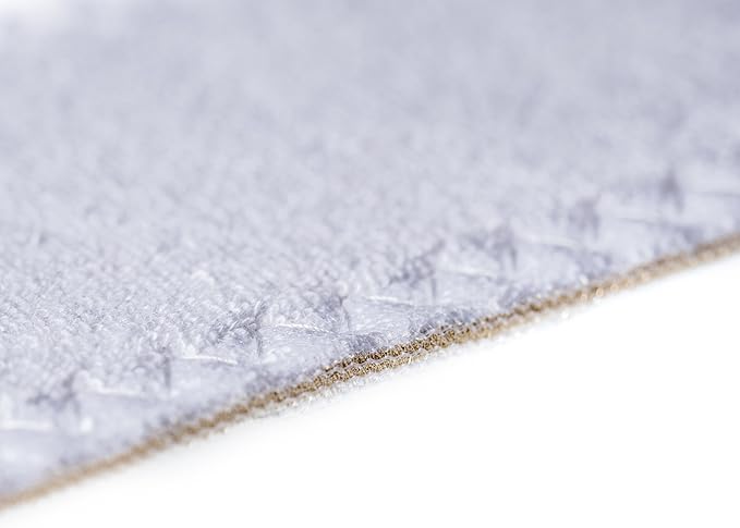 Happystep Cotton Terry Cloth Insoles, Barefoot Shoe Inserts, Sweat Absorption, Odor Control, Moisture-Wicking, Washable and Reusable, Zero Drop Shoe Insoles, 2 Pairs of White (Men Size 8)