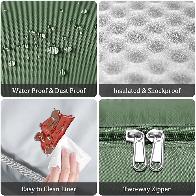 Insulated Lunch Bag for Women Men Large Reusable Lunch Box Adult Leakproof Portable Cooler Tote Bags for Work Picnic