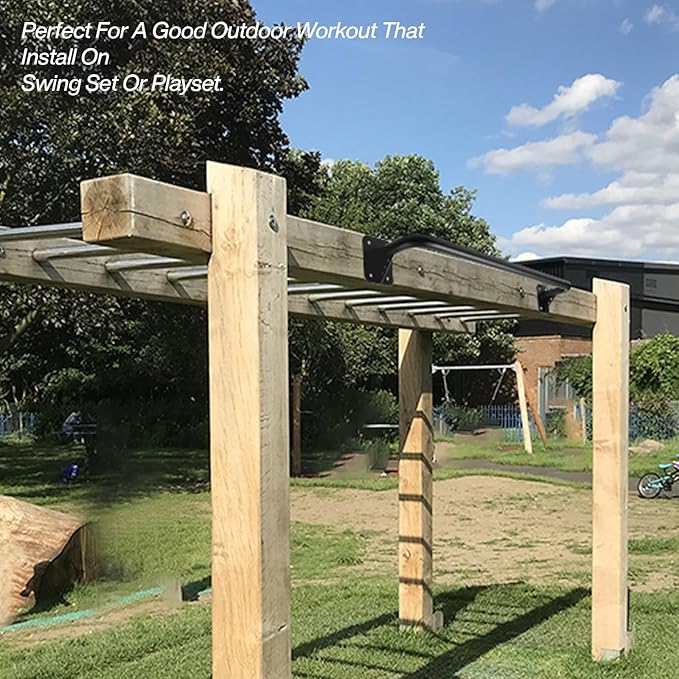 Wall Mounted Doorway Pull Up Bar, Heavy Duty Strength Training Pull-Up Bars for Doorframe, Support Beam or Joist Mount Thick Metal Sturdy Construction Support 500 lbs