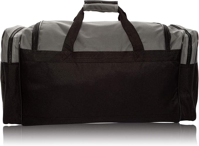 DALIX 25" Extra Large Vacation Travel Duffle Bag (Black, Grey, Navy Blue, Red, Camo)