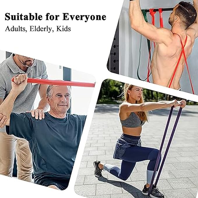 PROIRON Resistance Bands Pull Up Assistance Bands Comfortable Anti-Slip Exercise Bands for Pull up Dip Squat Gym Workout Physical Therapy Stretch Bands for Men & Women - Length 40inch (100cm)