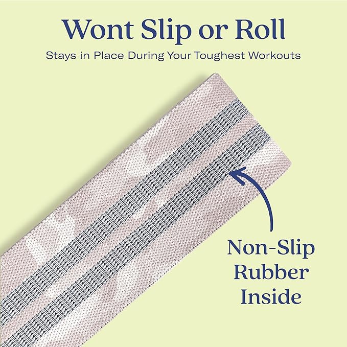 ALTA Booty Bands for Women - Premium Non-Slip Fabric Resistance Bands for Working Out - Cloth Resistance Bands for Legs, Fabric Exercise Bands, Leg Bands for Working Out Women, Looped Hip Bands Set