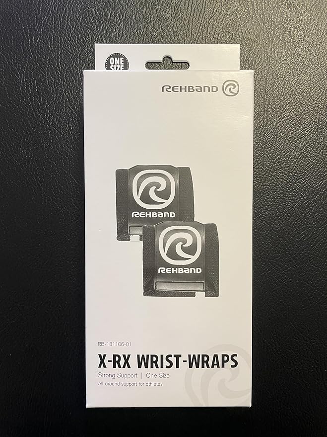 Rehband Wrist Wrap 1 Pair, Wrist Wraps Weightlifting, Training 18 inch, Wrist Wrap, Comfortable & Stabilizing Wrist Supports for Gym