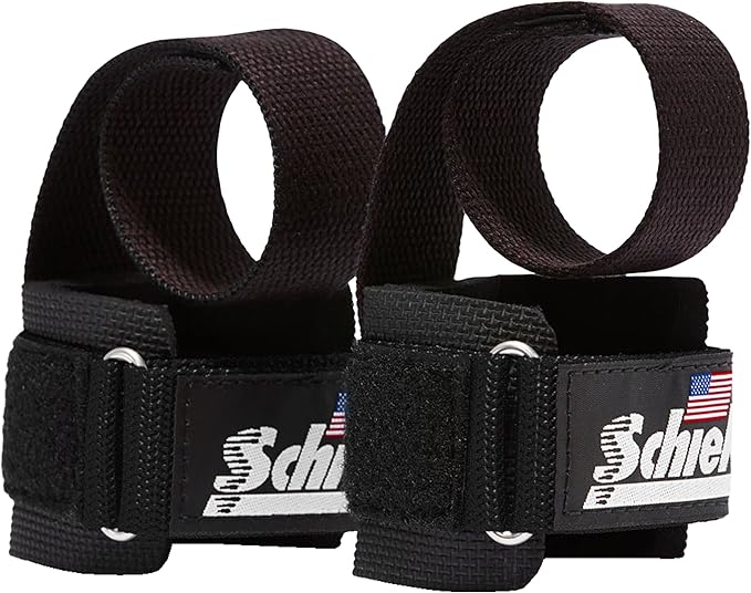Schiek Sports 1000-PLS Deluxe Power Lifting Wrist Straps - Weight Lifting Wrist Wraps