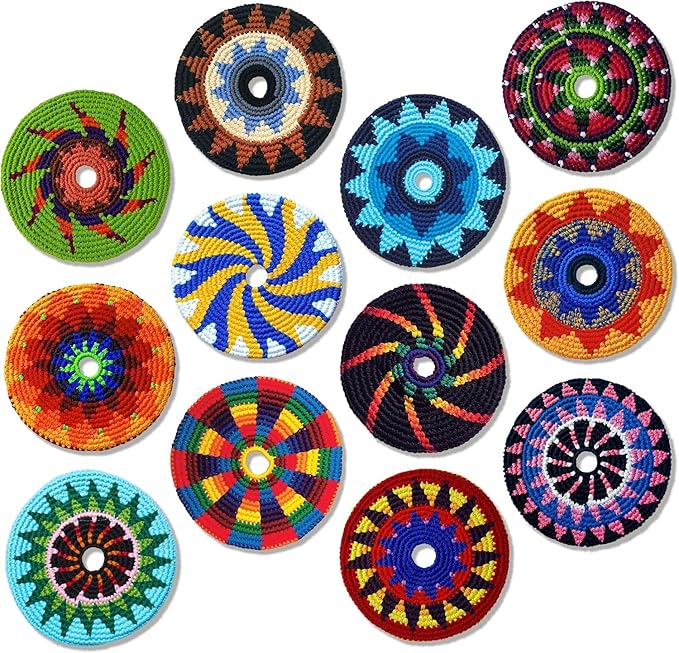 Buena Onda Indoor Flying Disc - 7'' Flexible Sport Disc for Indoor and Outdoor Play - Amazing Handmade Quality from Guatamala - Pocket Discs are Played in Over 20 Family Fun Games