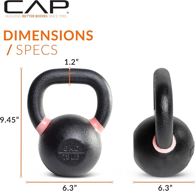 Cap Barbell Cast Iron Competition Kettlebell Weight