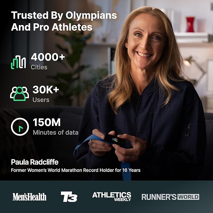 Frontier X2 Smart Heart Rate Monitor Chest Strap, Wearable Heart Rate Monitor with Strain, Breathing Rate, Real Time Vibration Alerts and 20+ Fitness Activities with Continuous Heart Monitoring