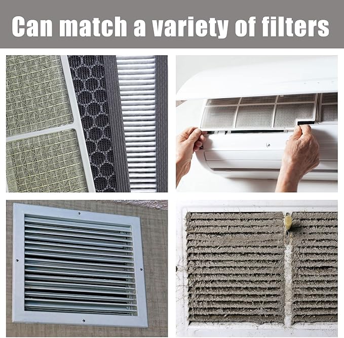 Carbon Fabric Filter - 16" x 48" x 0.12" Activated Charcoal Hepa AC Vent Filter Replacement