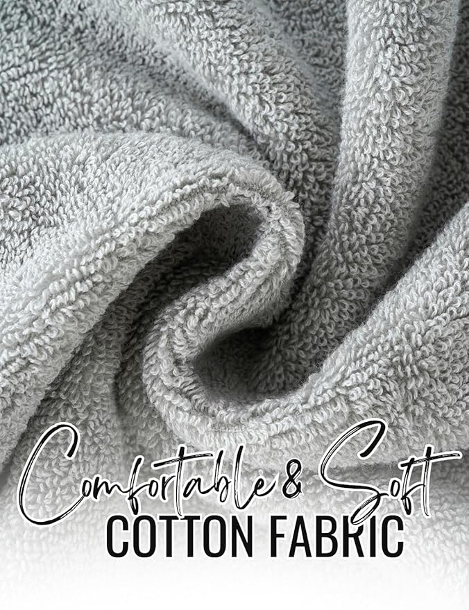 Gym Towel, Personalized Workout Gifts for Men, Women, Sports Lover, Exercise Fitness Gift for Gym Enthusiast on Birthday, Christmas, Soft and Absorbent Towel, Gray, Initial T