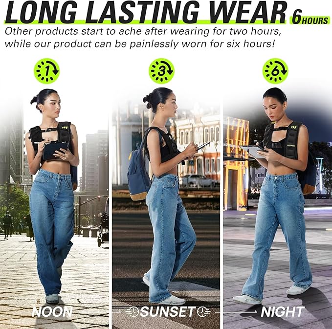 Weighted Vest Men 10lb/15lb/20lb/25lb/30lb/35lb/40lb Weight Vest with Ironsand for Strength Training Running Walking Workout