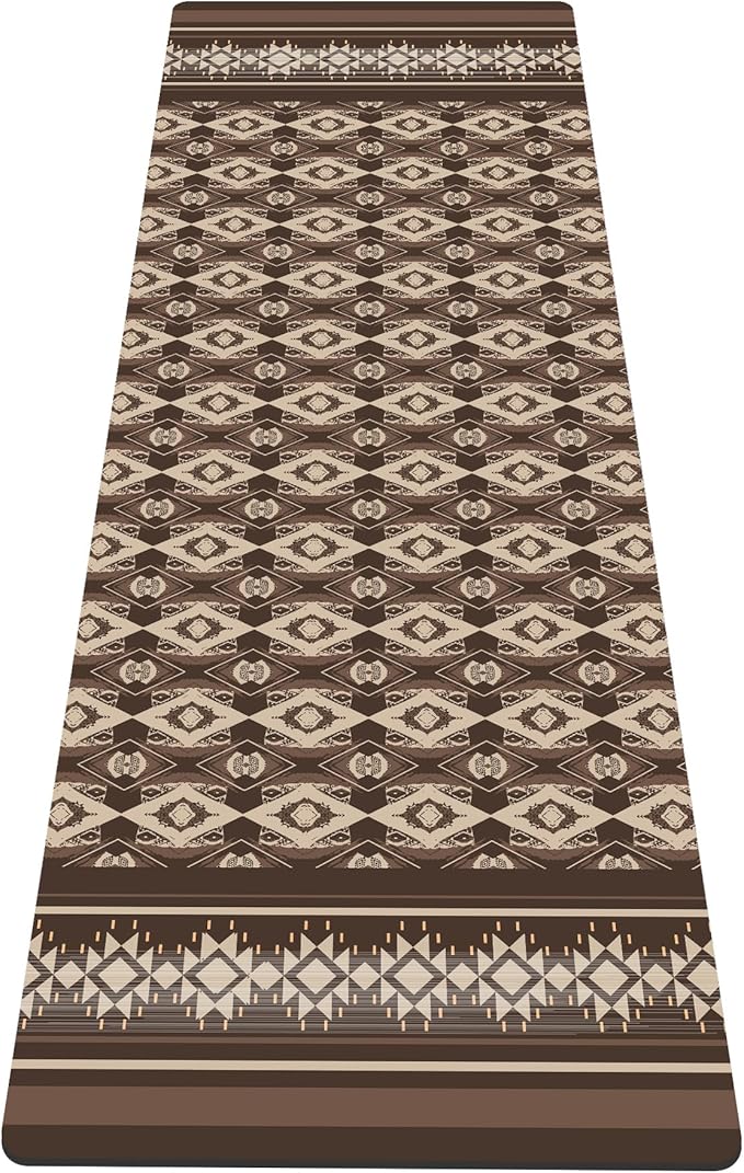 nuveti Yoga Mat Print Extra Thick TPE Non Slip Fitness Exercise Mat with Carrying Bag,72"x24" Extra Thick 6MM Exercise & Workout Mat for Yoga, Pilates Fitness and Floor Exercises