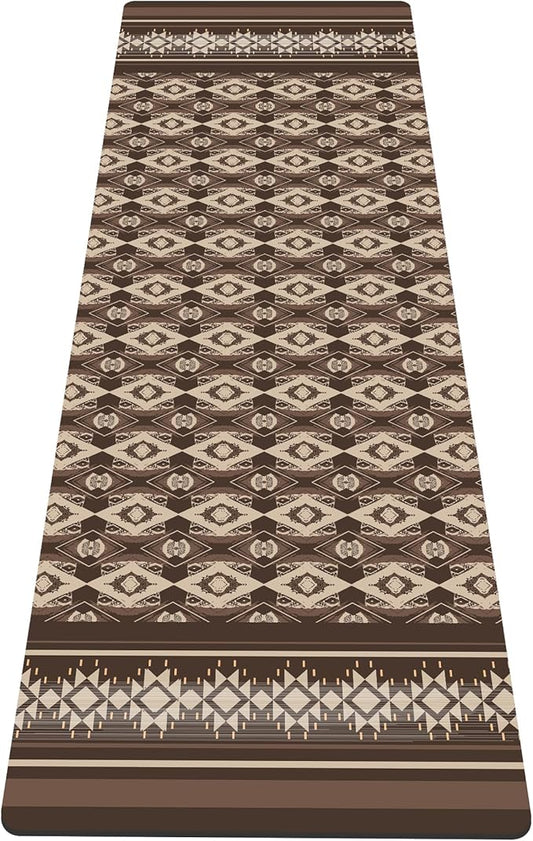 nuveti Yoga Mat Print Extra Thick TPE Non Slip Fitness Exercise Mat with Carrying Bag,72"x24" Extra Thick 6MM Exercise & Workout Mat for Yoga, Pilates Fitness and Floor Exercises