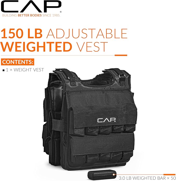 CAP Barbell Adjustable Weighted Vest | Various Sizes