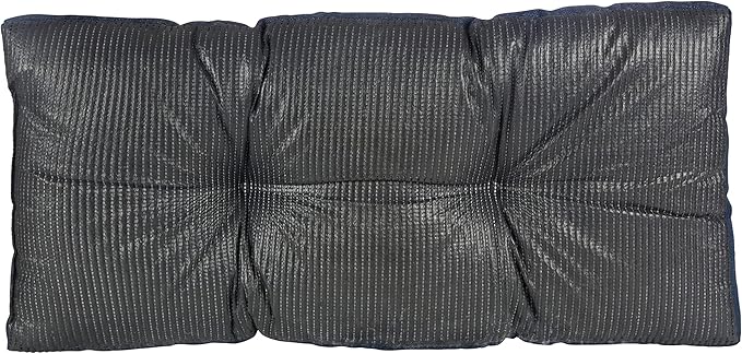 Klear Vu The Gripper Omega Non-Slip Tufted Bench Cushion for Indoor Furniture, Entryway Storage, Bay Window, Corner Nook or Piano Seat, 30 Inches, 03 Indigo