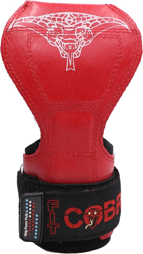 Cobra Grips PRO Weight Lifting Gloves Heavy Duty Straps Alternative Power Lifting Hooks for Deadlifts Adjustable Neoprene Padded Wrist Support Bodybuilding