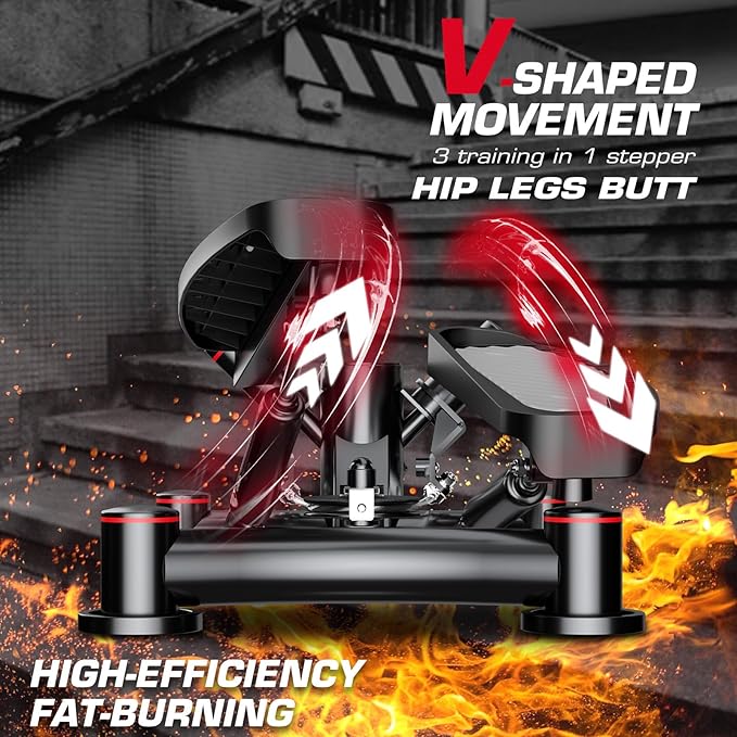 KeppiFitness Steppers for Exercise at Home, Stair Stepper with Resistance Bands for Home Cardio Exercise - FITSTEP Series