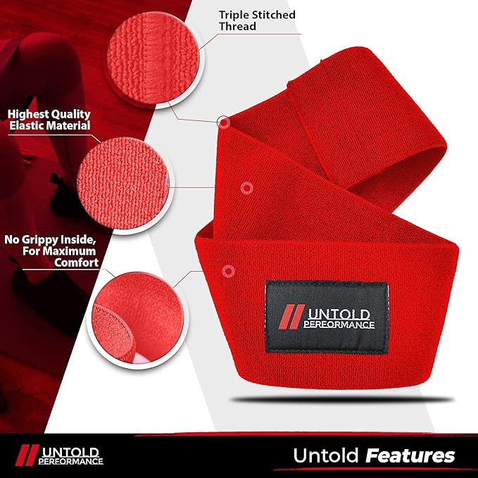 Heavy Resistance Bands - Hip Bands for Working Out, Premium Exercise Bands Resistance, Durable Resistance Bands for Strength, Flexibility & Glute Workouts