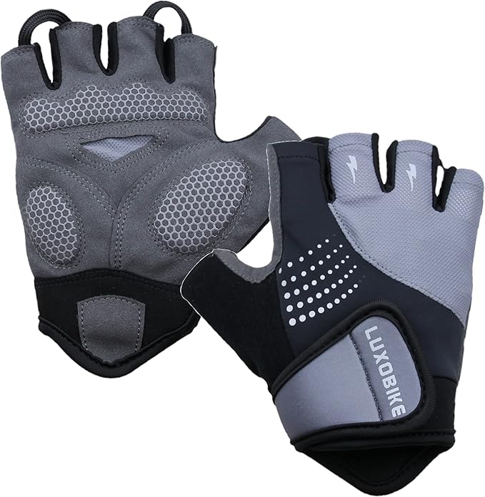 Cycling Gloves Mountain Bike for Men – Shock Absorbing SBR Gel Padded – Anti Slip Palm – Ultra Breathable – Specialized for Mens Bicycling, Biking, MTB Biker, Road Bicycle Riding