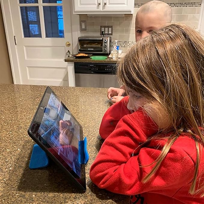 DTLgear Trek Stand Flexible Phone and Small Tablet Holder for Airplane, Office, Desk, Treadmill, Hotel, Kitchen, Plane Travel Essentials