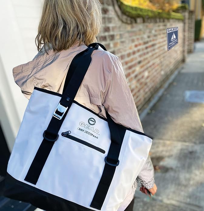 Dry Bag Cooler Tote – Collapsible, Waterproof and Leak-Proof Soft Sided Cooler Bag - Pool, Beach - 20 or 36 Cans