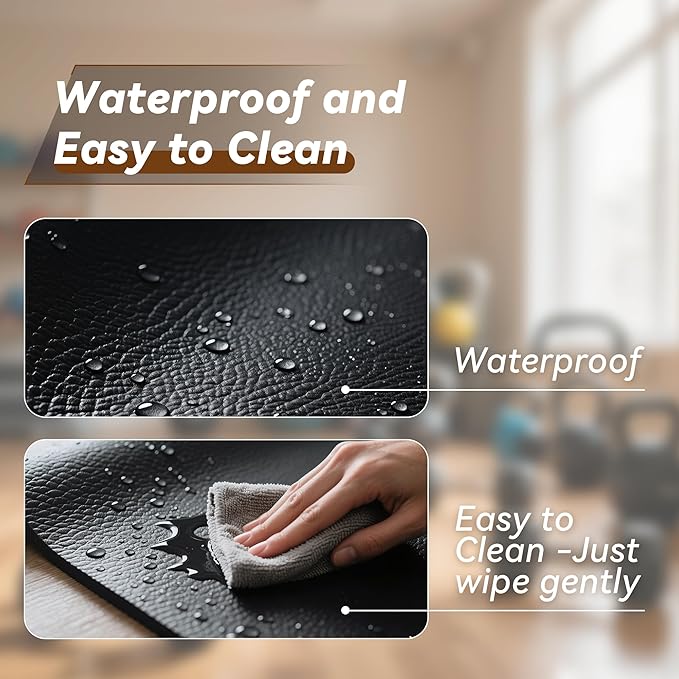 Walking Pad Mat for Carpet, Treadmill Mat for Hardwood Floors, Bike Mat Compatible with Peloton – Non-Slip Exercise Mat, Shock Absorbing & Floor Protection for Home Gym Use