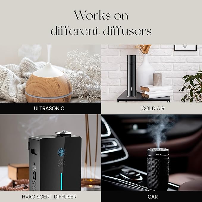 Style Diffuser Oil Opulent Resort-Style Aroma  | Essential Oils Blend and Premium Fragrance for Home, Ultrasonic & Waterless Diffusers |Citrus, Black Fig & Rose | 4.05 fl oz, 120 mL