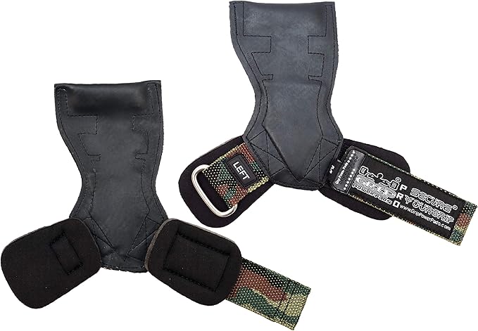 Lifting Grips PRO Weight Gloves Heavy Duty Barbell Gymnastics Straps Alternative to Power Hooks Deadlifts Adjustable Neoprene Padded Wrist Wrap