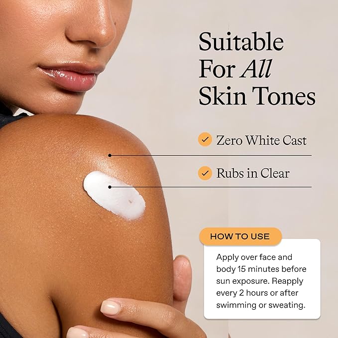 Everyday Humans Oh My Bod SPF50 Sunscreen Body Lotion 3.4 oz | Travel Ultra Light & Invisible SPF | Sweat & Water Resistant | Doesn't Sting Eyes | UVA/UVB Broad Spectrum Protection | Oxybenzone Free