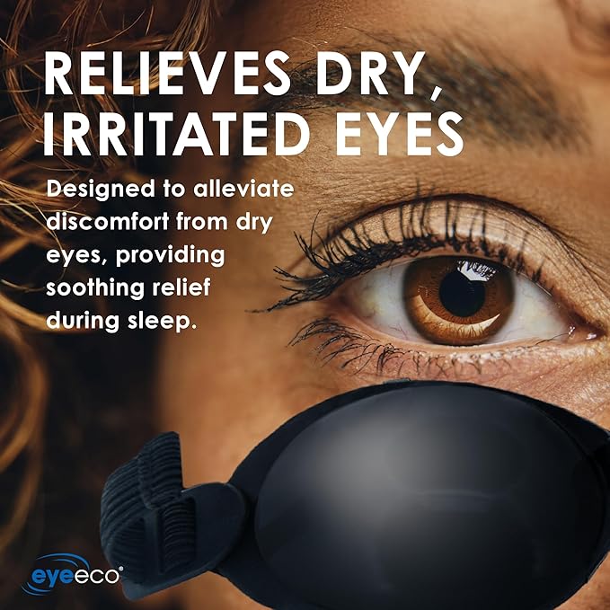 Onyix Silicone Hydrating Sleep Mask for Nighttime Dry Eye Relief