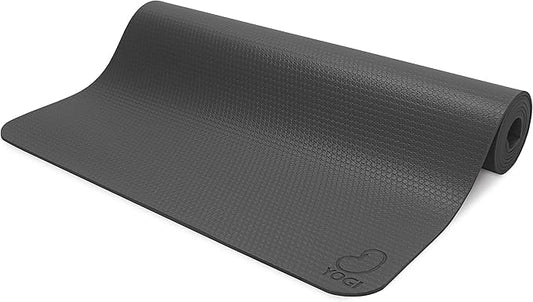 Bean Products Yogi Premium Yoga Mat | Closed Cell, Non-Skid, Slip Resistant, Double Sided | 4mm Thick (73” L x 24” W) Extra-Long | Non-toxic, SGS Certified | Earth-Friendly Exercise Gym Mat