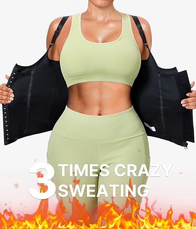 GAODI Womens' Sauna Suit Workout Sweat Body Shaper