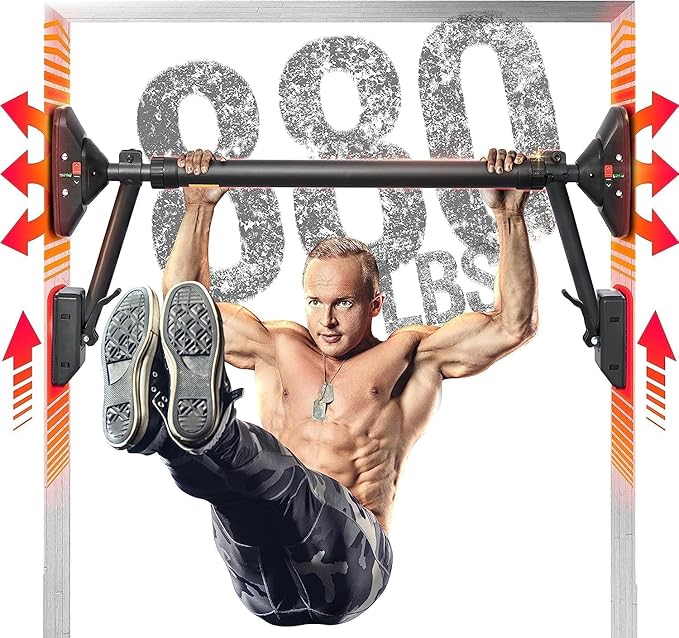 Pull Up Bar/Chin up bar Upper Body Workout Bar, Super load-bearing: Dual Security Locking, Two-way Support