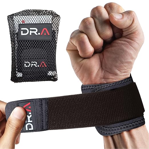 Dr. Arthritis Doctor Developed Wrist Brace, Wrist Wraps for Tendonitis, Hand Support, Ideal for Fitness, Weightlifting