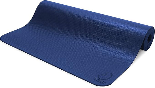 Bean Products Yogi Premium Yoga Mat | Closed Cell, Non-Skid, Slip Resistant, Double Sided | 4mm Thick (73” L x 24” W) Extra-Long | Non-toxic, SGS Certified | Earth-Friendly Exercise Gym Mat