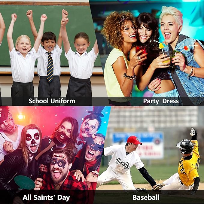 FOOTPLUS Baseball Softball Socks, Unisex Over Knee High Solid Sports Rugby Soccer Homecoming Socks